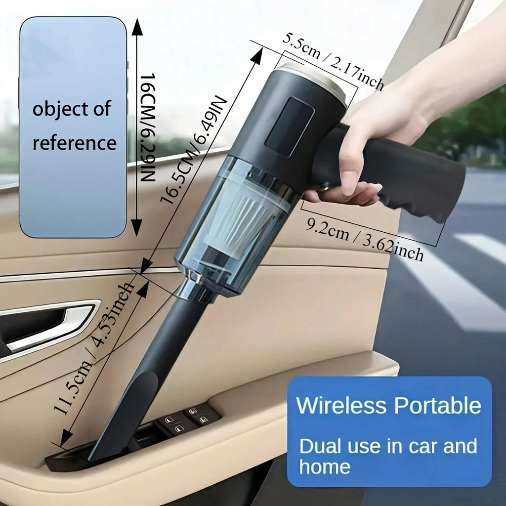 TurboVac Pro – Wireless Handheld Vacuum Cleaner 120W 5500Pa for Car & Home