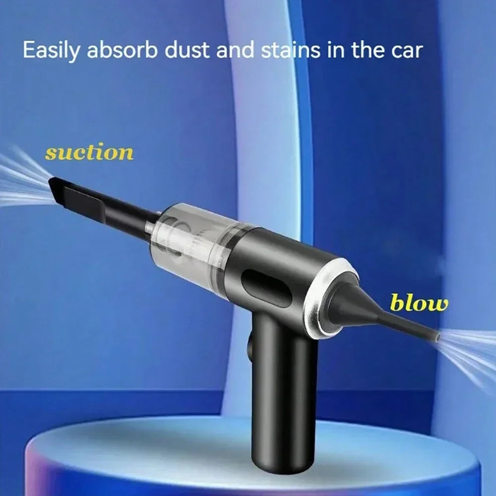 TurboVac Pro – Wireless Handheld Vacuum Cleaner 120W 5500Pa for Car & Home